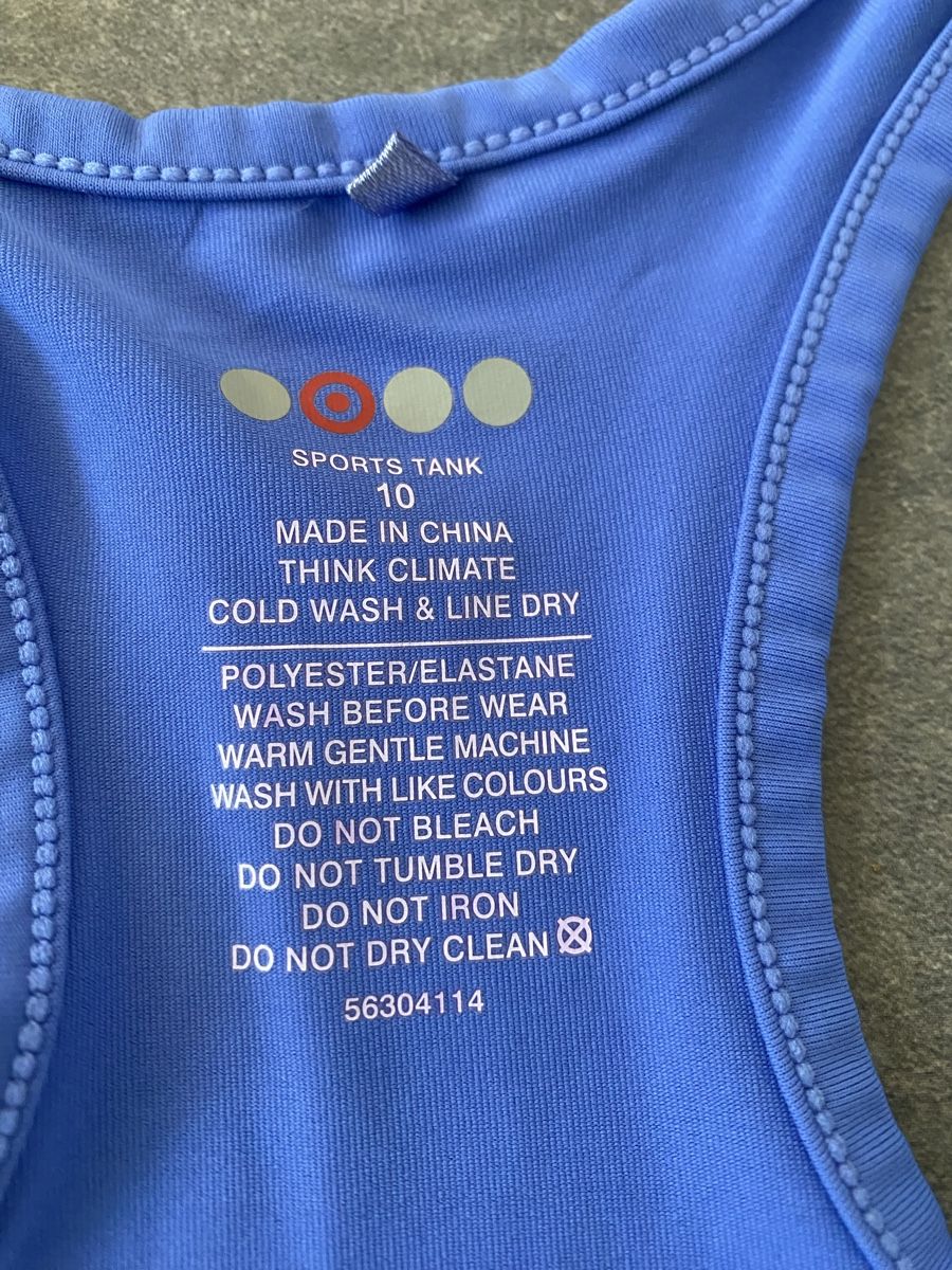 Top: Sport Tank Top, S blau – Usato da Wängi venduto da JALE04 1