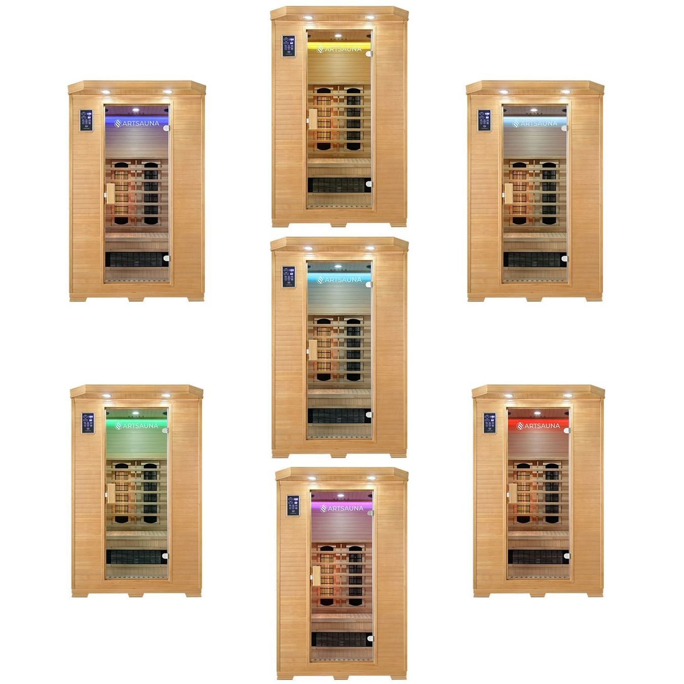 Sauna & Accessori: 30652 Infrarotkabine COMO Triplex-Heizsystem Sauna – Nuovo e nell'imballaggio originale da Wallenwil venduto da toesstal-vertrieb 8