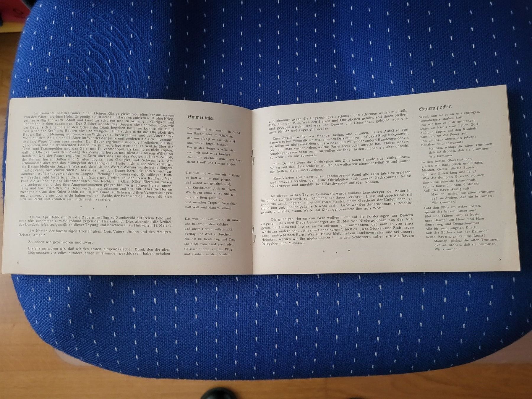 Dokumente: Festführer, 1653/1953, Historischer Umzug, Festprogramm – Gebraucht aus Langnau i. E. von Foodmaster 4