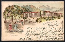 Litho Ragaz, Ortspartie, Lawn Tennis