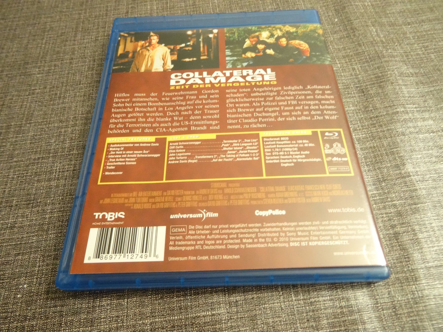 Tous les DVDs: Collateral Damage Blu-ray Arnold Schwarzenegger – D'occasion à Olten par Disc-Verkauf 2