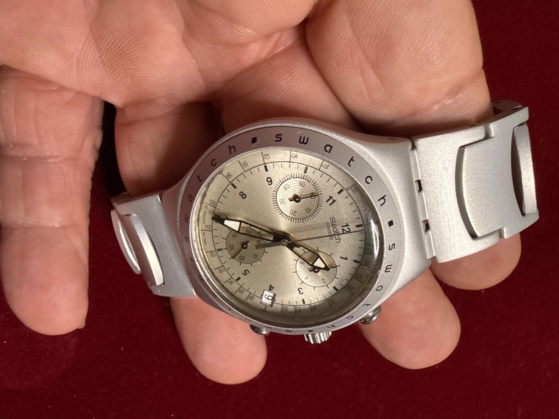 Swatch Uhren: Swatch Irony Aluminium 1999 – Gebraucht aus Pfeffingen von Allhandelklgwatches 1