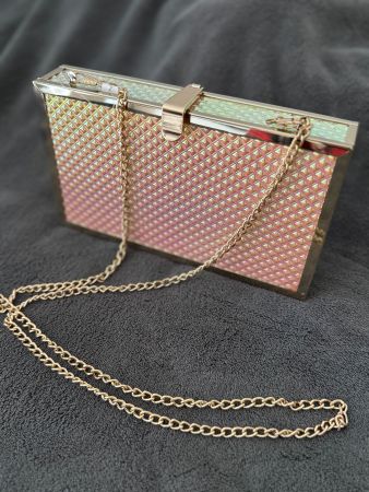 Aldo Clutch, Abendtasche mit Kette, NEU, Top!