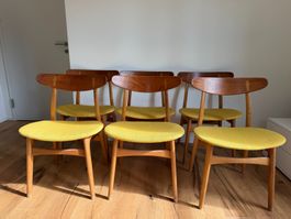 6x CH30 Hans J. Wegner Stühle, Carl Hansen & Son