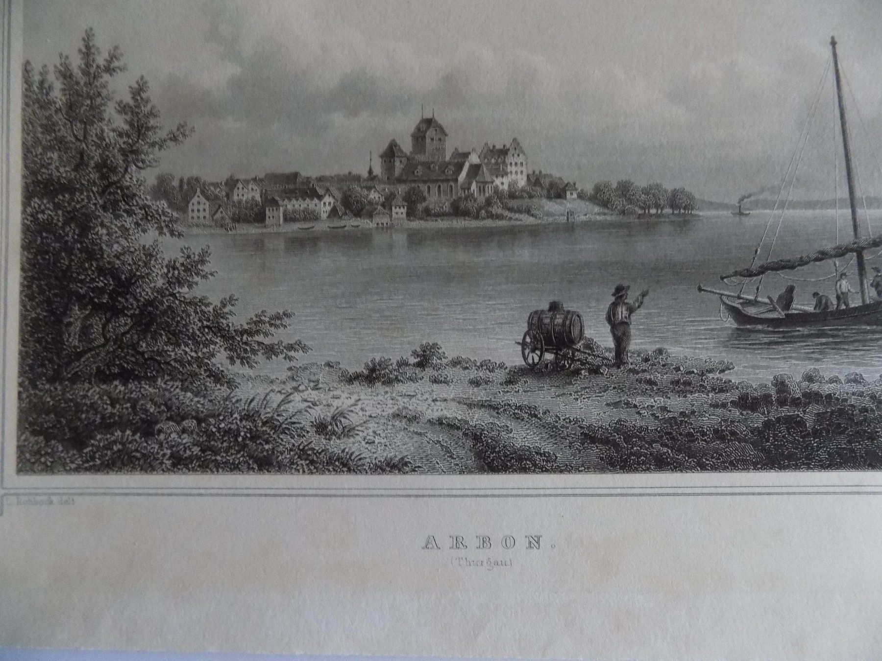 Gravures: Arbon Stahlstich Rohbock – D'occasion à Risch par Antikfee 2