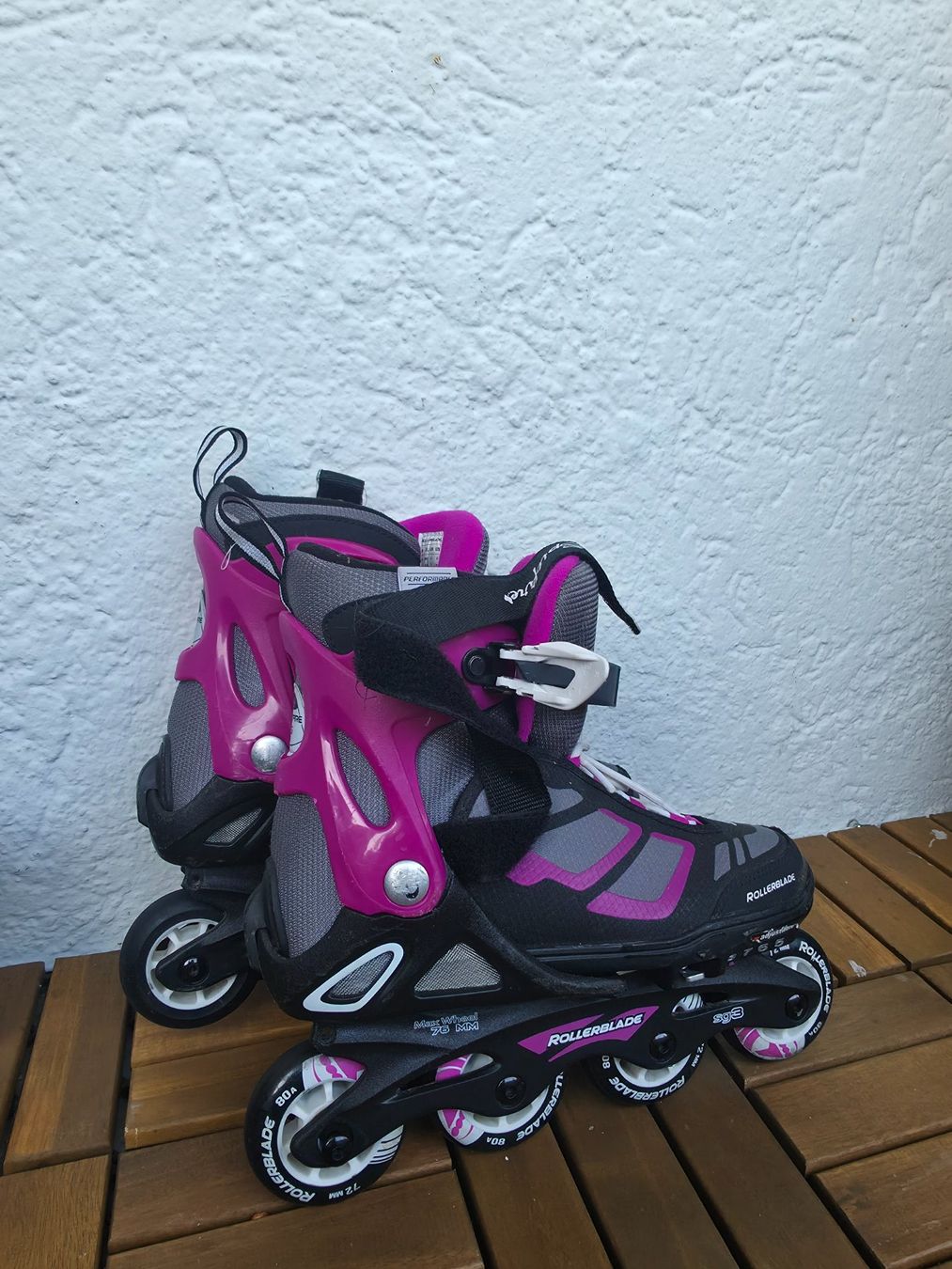 Pattini in linea & Pattini a rotelle: Rollerblade Inline Skates, Top Zustand, Grösse 35.5 Pink – Usato da Bülach venduto da Bella92