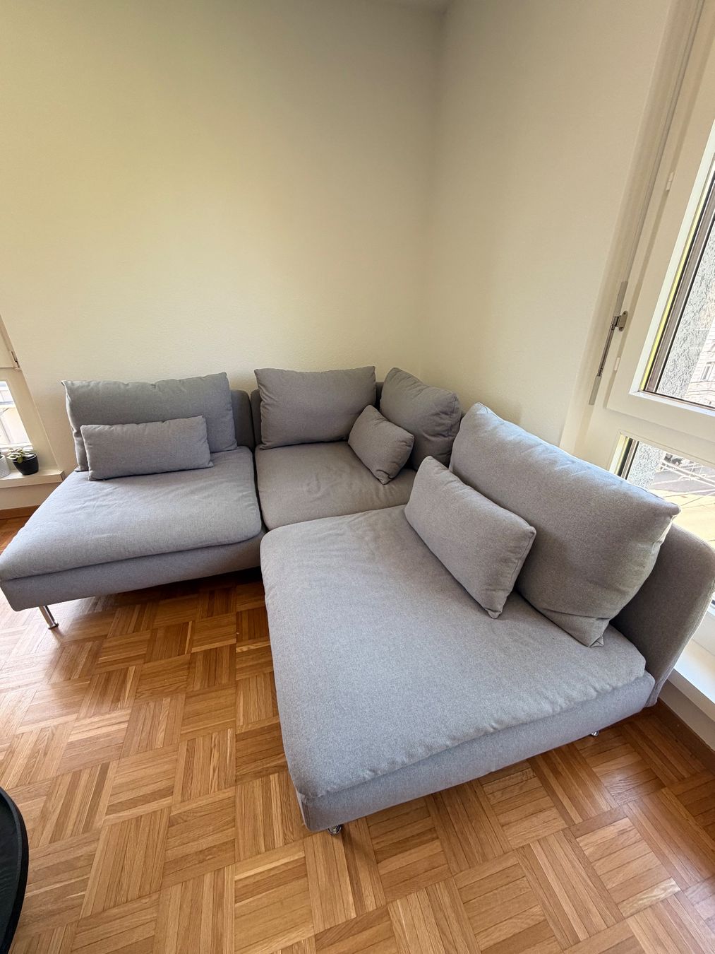 Ikea Divani: IKEA Söderhamn Ecksofa 3-sitzig hellgrau - guter Zustand – Usato da Zürich venduto da cherryberry71 1
