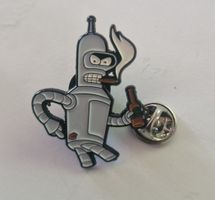 Bender Anstecker - Futurama Fanartikel - Neuwertig!