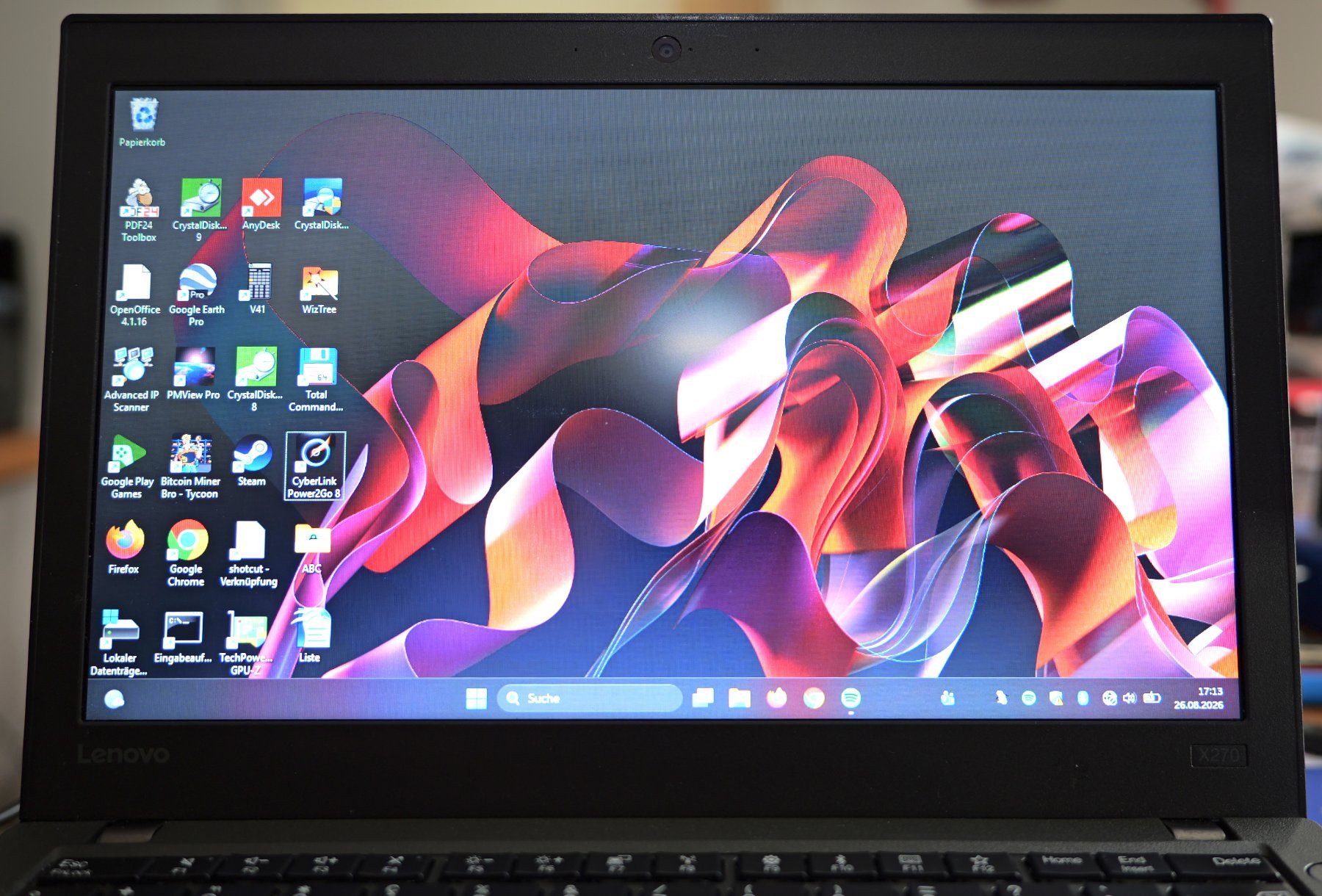 Lenovo Notebook: Lenovo ThinkPad X270 – Usato da Speicher venduto da Iku