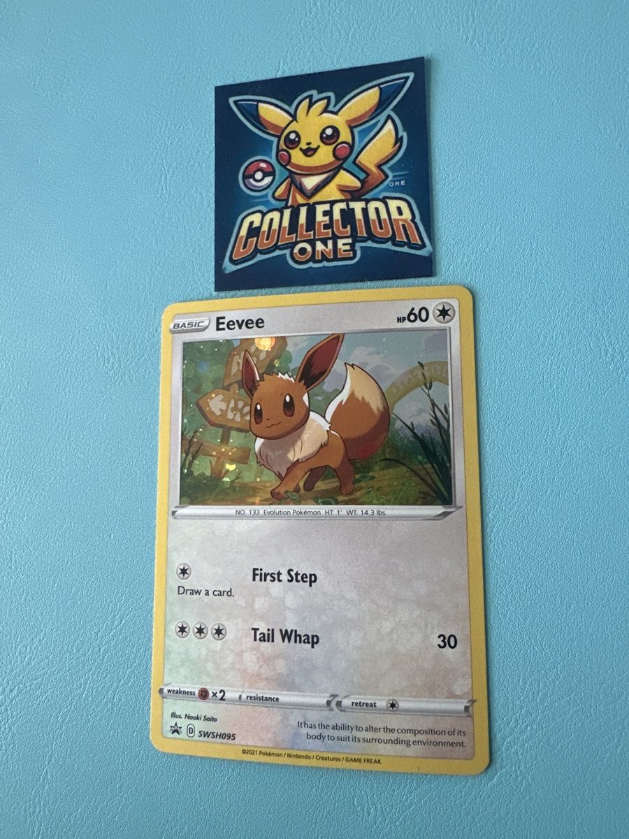 Pokémon Carte collezionabili: Pokemon Eevee Evoli Promo 2021 Top Artwork – Nuovo (secondo la descrizione) da Lommiswil venduto da CollectorOne