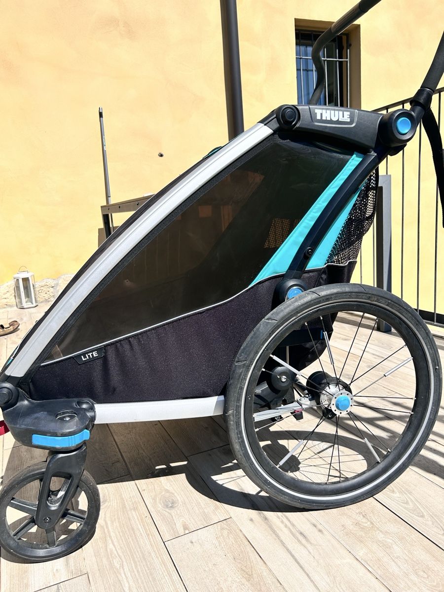Thule Carrozzine: Thule Chariot Lite - Double Child Stroller, great condition – Usato da Porza venduto da car_5dy7 4