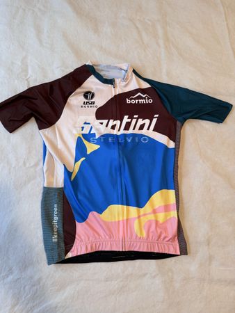 Maglia ciclismo Santini Stelvio Bormio taglia M