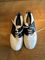 Scarpe eleganti Pollini in pelle, bianco e nero, 37