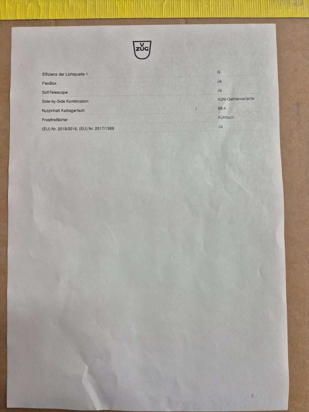 V-Zug Kühlschrank: Cooler V4000 178K, 5113900001 – Neu (gemäss Beschreibung) aus Schindellegi von andre1291 2