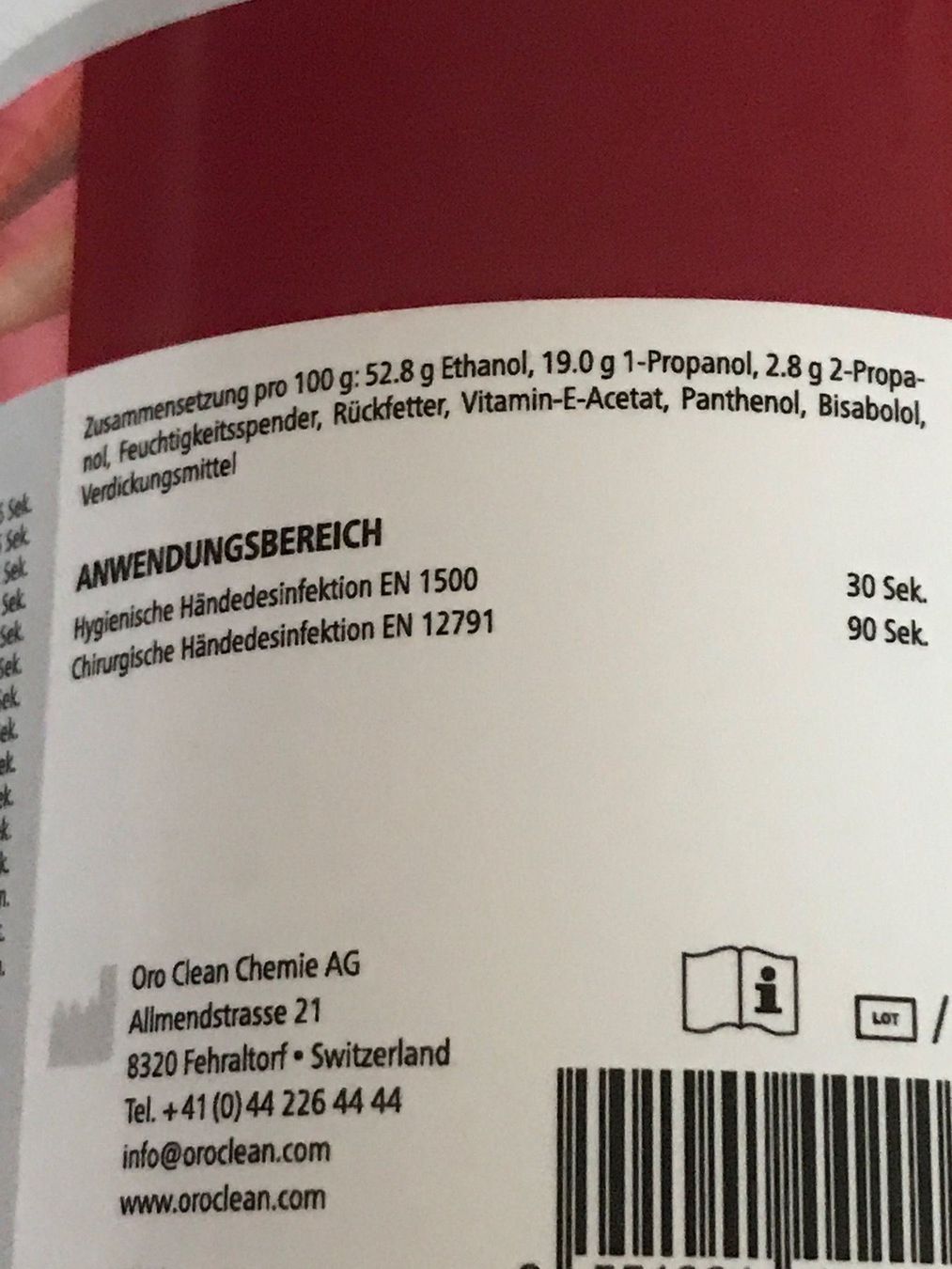 Prodotti per la cura medica: 500 ml pflegendes Desinfektionsgel – Nuovo e nell'imballaggio originale da Muttenz venduto da Susanne81002 3