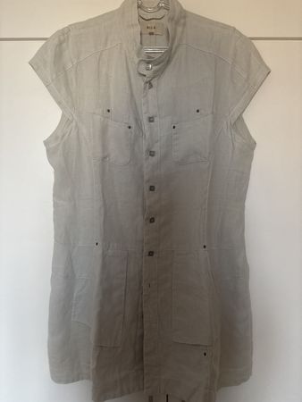 Nile Leinen Tunika Hemdblusenstil Gr. XL, Sommer Look 😎☀️