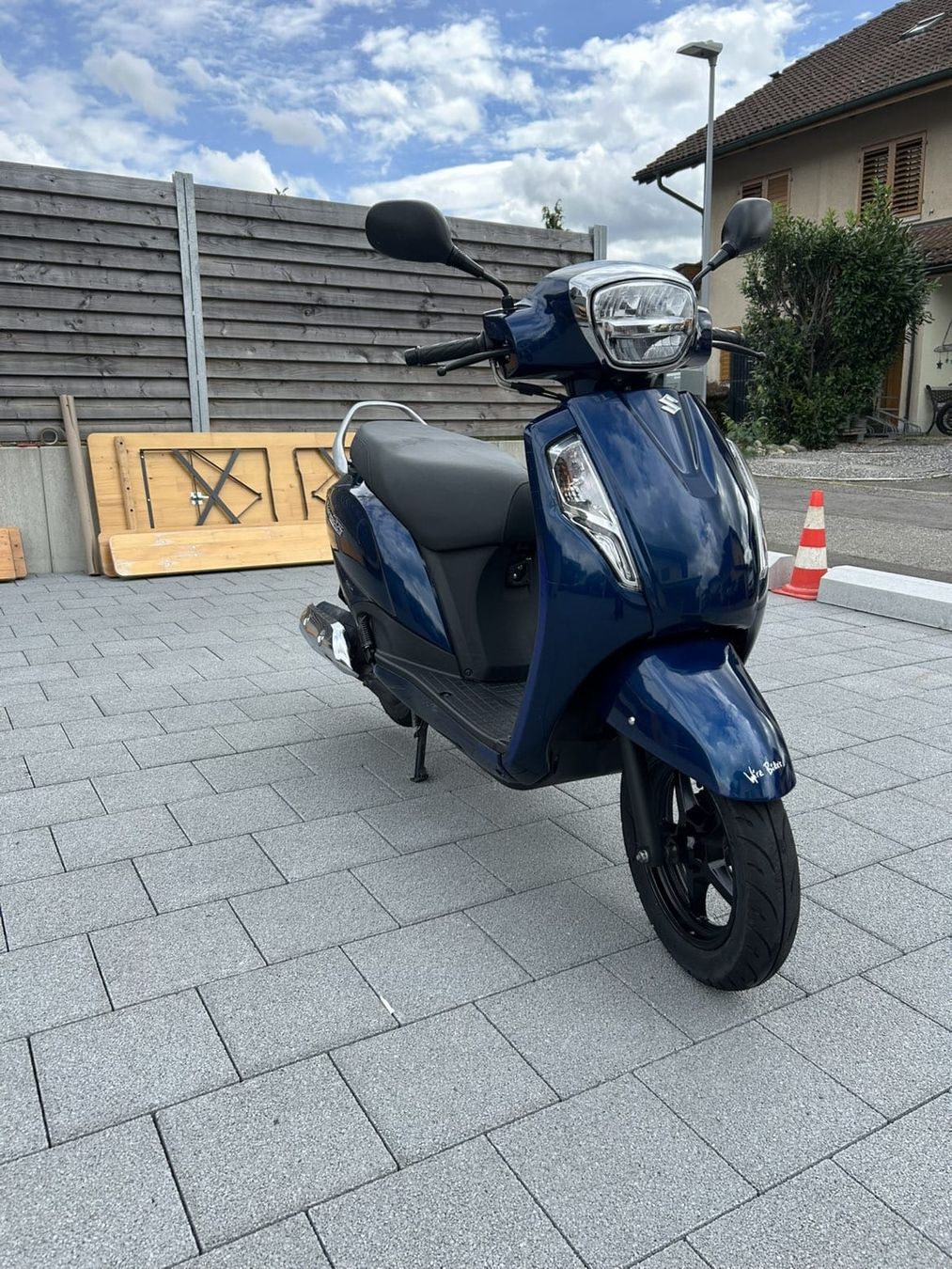 Suzuki Altro: Motorroller Suzuki Address 125 blau  – Usato da Seengen venduto da kaese01