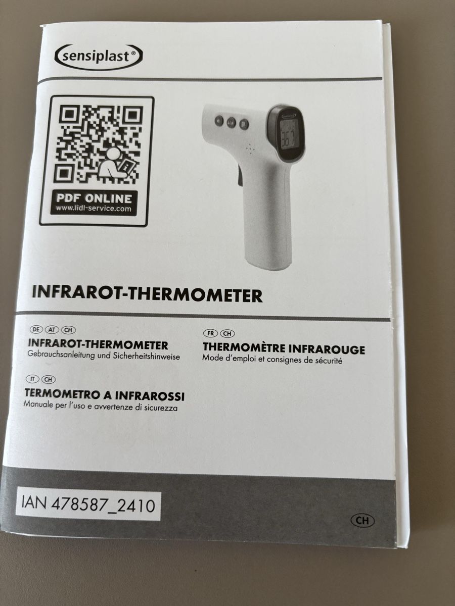 Sonstiges für Haushalt & Wohnen: Infrarot-Thermometer – Gebraucht aus Sursee von Zupsa 1