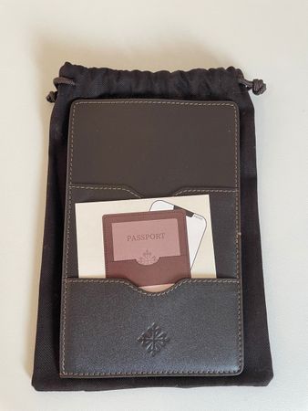 Patek Philippe Reisepasshülle Lederetui braun neuwertig