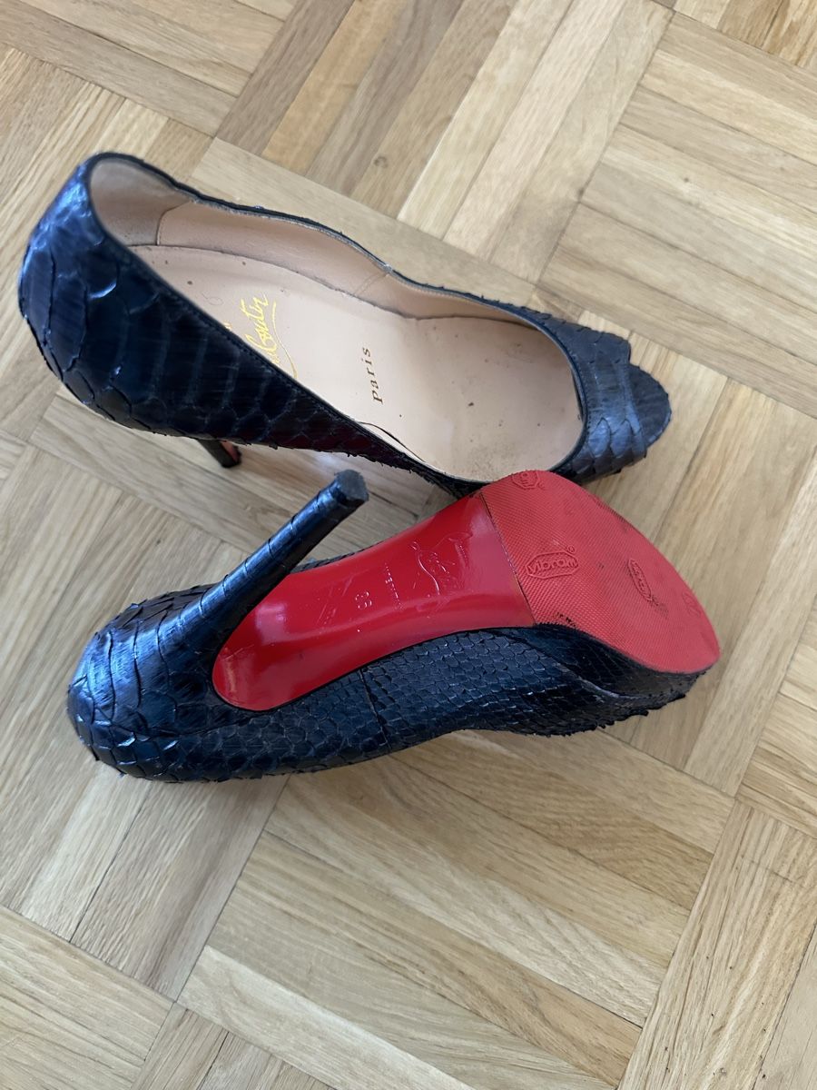 Christian Louboutin Scarpe da donna: Designer Heels: Christian Louboutin Python Leather Sz38 – Nuovo (secondo la descrizione) da Versoix venduto da pen_6hgs 5