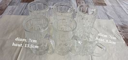 6 chopes à bière