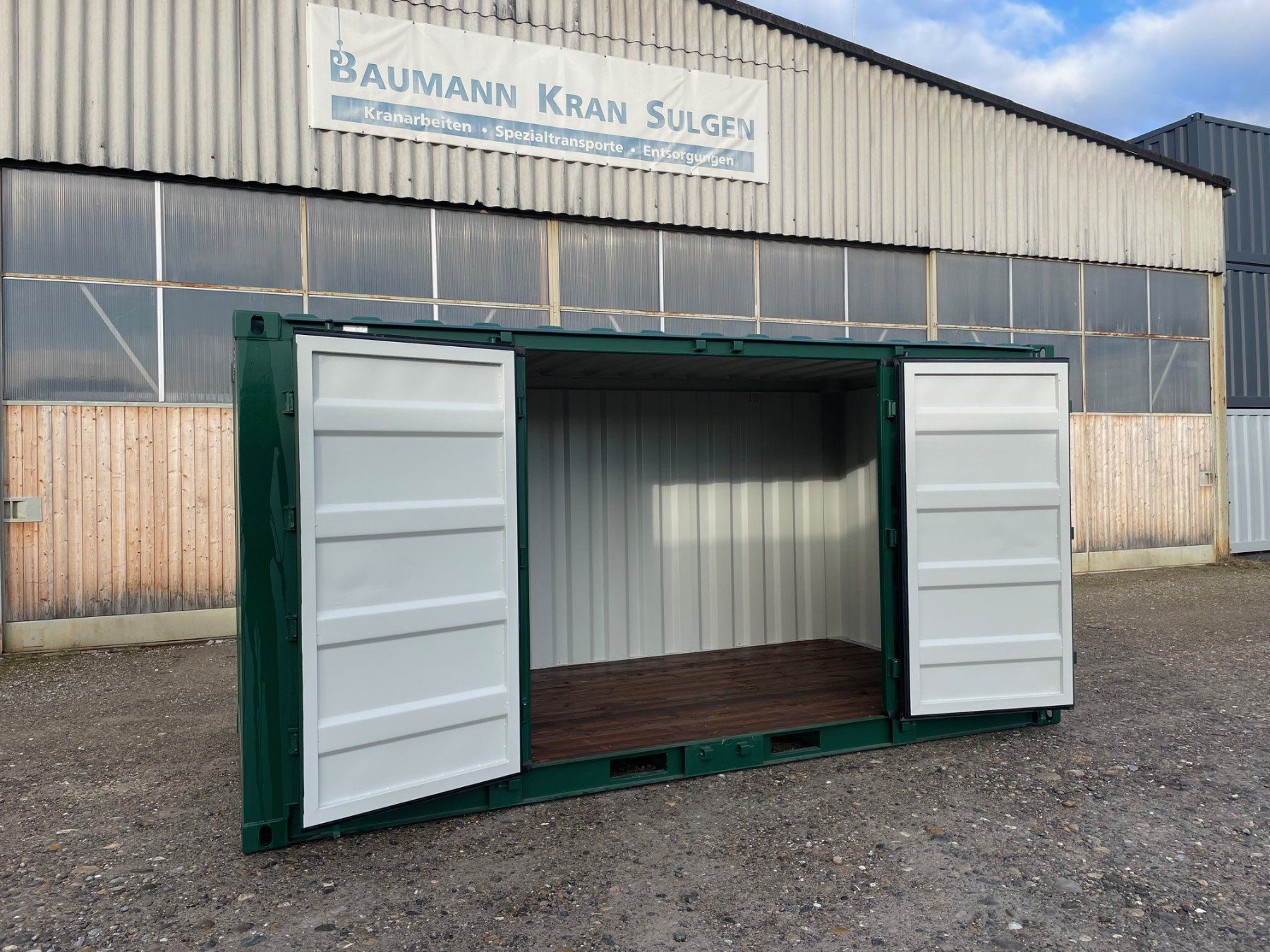 Sonstiges für Büro & Gewerbe: 15' Lagercontainer, Baucontainer, Garage, Gerätehaus, Stall! – Neu (gemäss Beschreibung) aus Kradolf von BKSAG 4