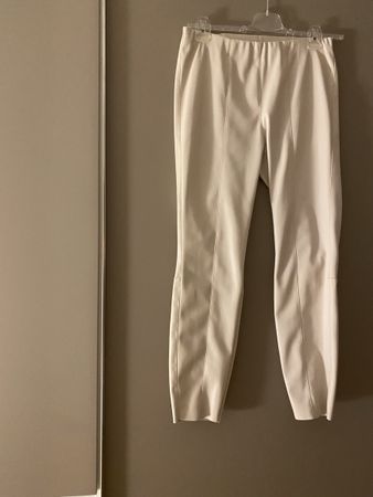 Tuzzi Hose Kunstleder beige Grösse 40 guter Zustand