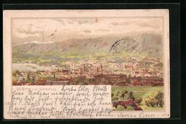 Zürich, Teilansicht v. d. Jakobsburg ge