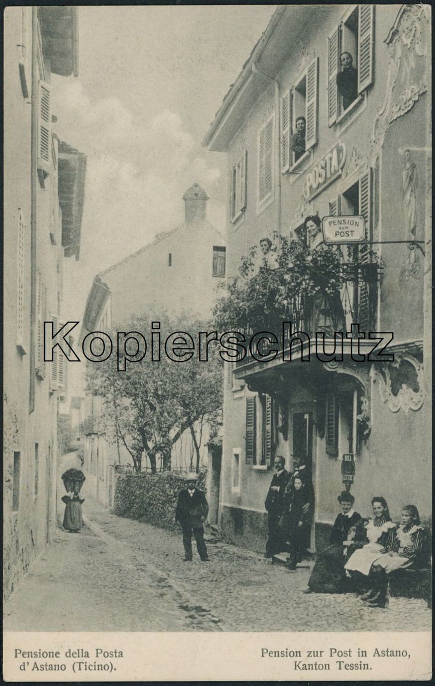 Cartoline postali: TI Astano - Post – Usato da Schindellegi venduto da masutka7