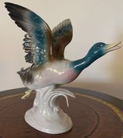 Porzellanfigur "Auffliegender-Erpel"