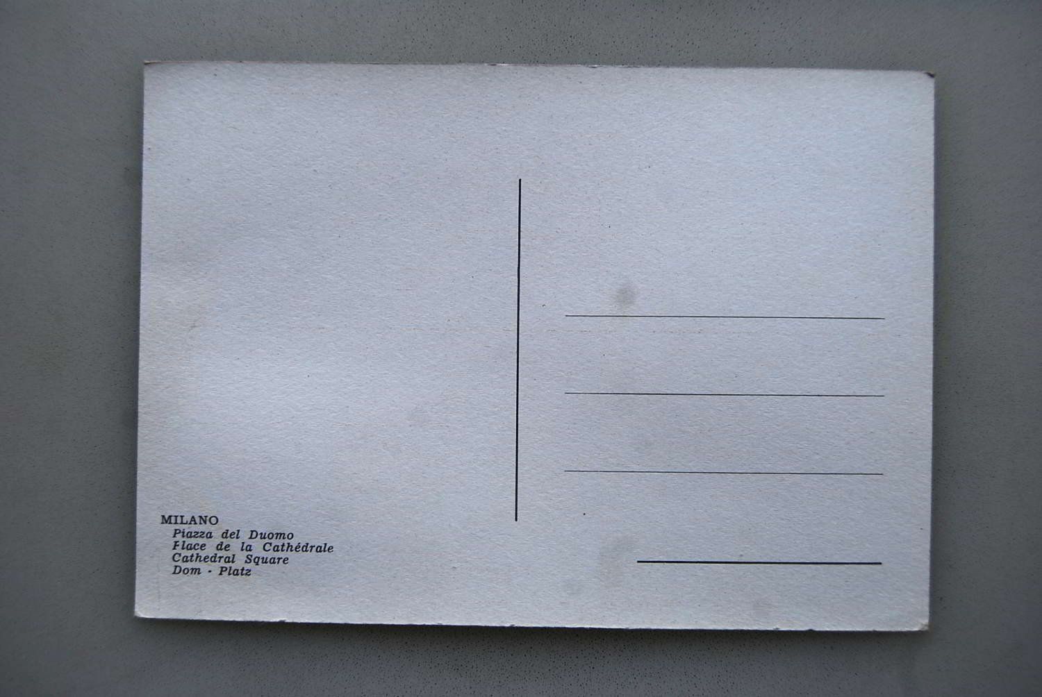 Cartoline postali: AK Milano - Piazza del Duomo – Usato da Rüfenacht BE venduto da Toro06 1