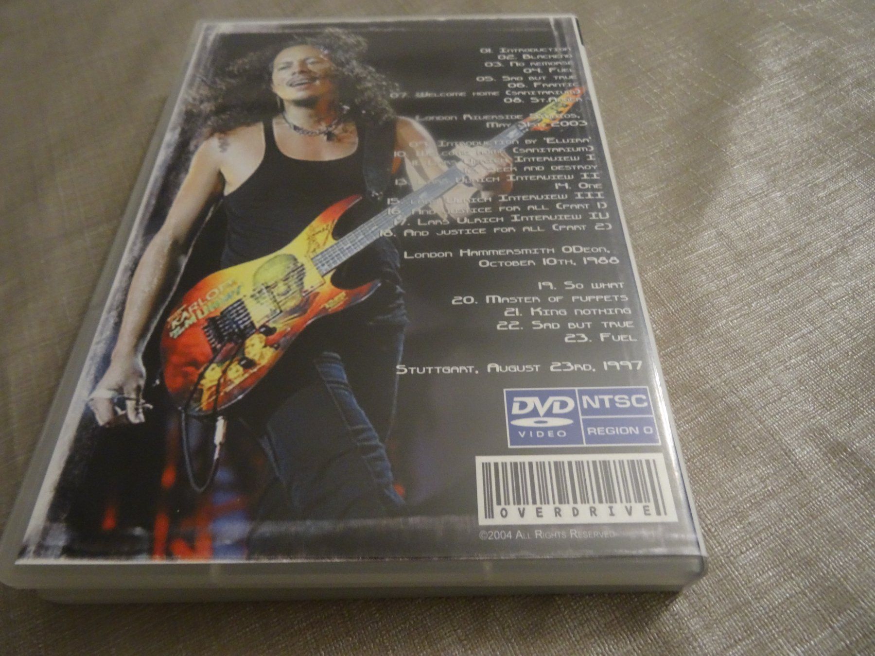 Tutti i DVDs: Metallica Overdrive DVD – Usato da Olten venduto da Disc-Verkauf 2