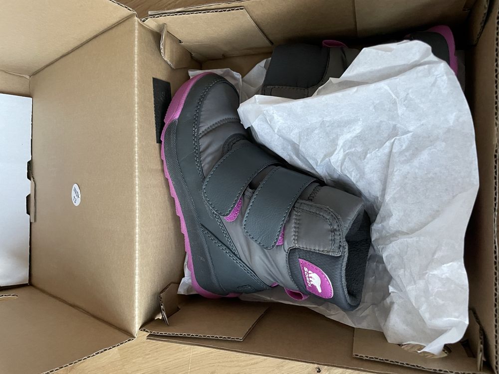 Sorel Scarpe per ragazzi: SOREL Winterstiefel Whitney mit Klett Gr 27 – Usato da Zürich venduto da sunnaschie 4