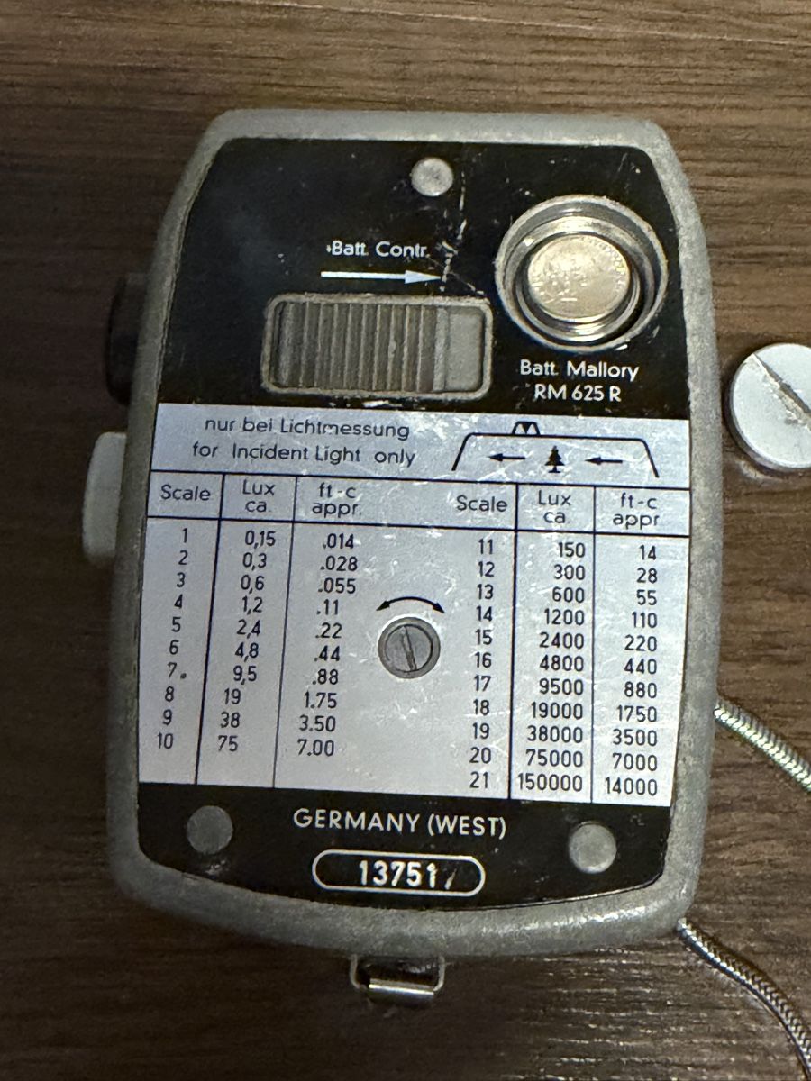 Messen: Gossen Lunasix 3 Light Exposure Meter - Vintage  – Gebraucht aus BADEN von Sprinz 2