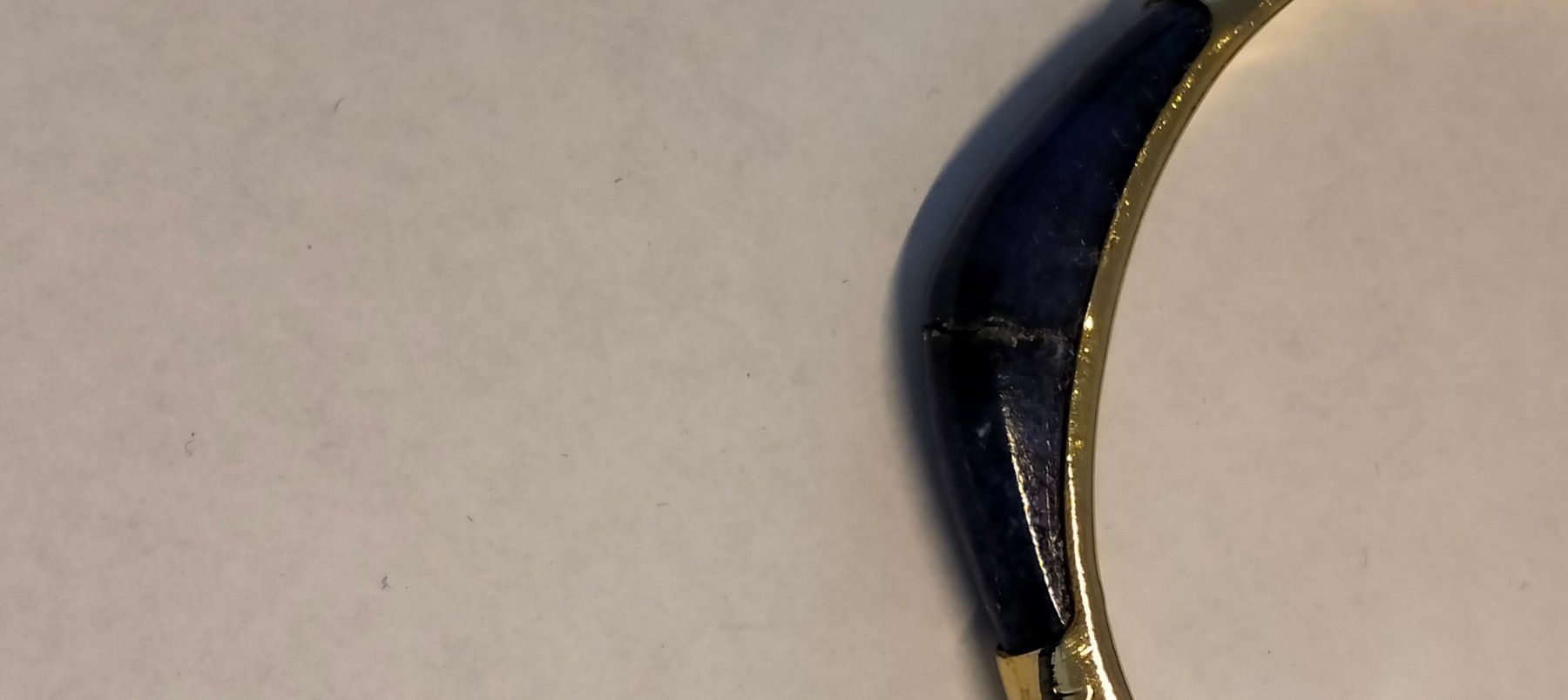 Bracciali & Braccialetti: Armband mit Lapislazuli, Goldfarben. – Difettoso da Ittigen venduto da amstraad 4