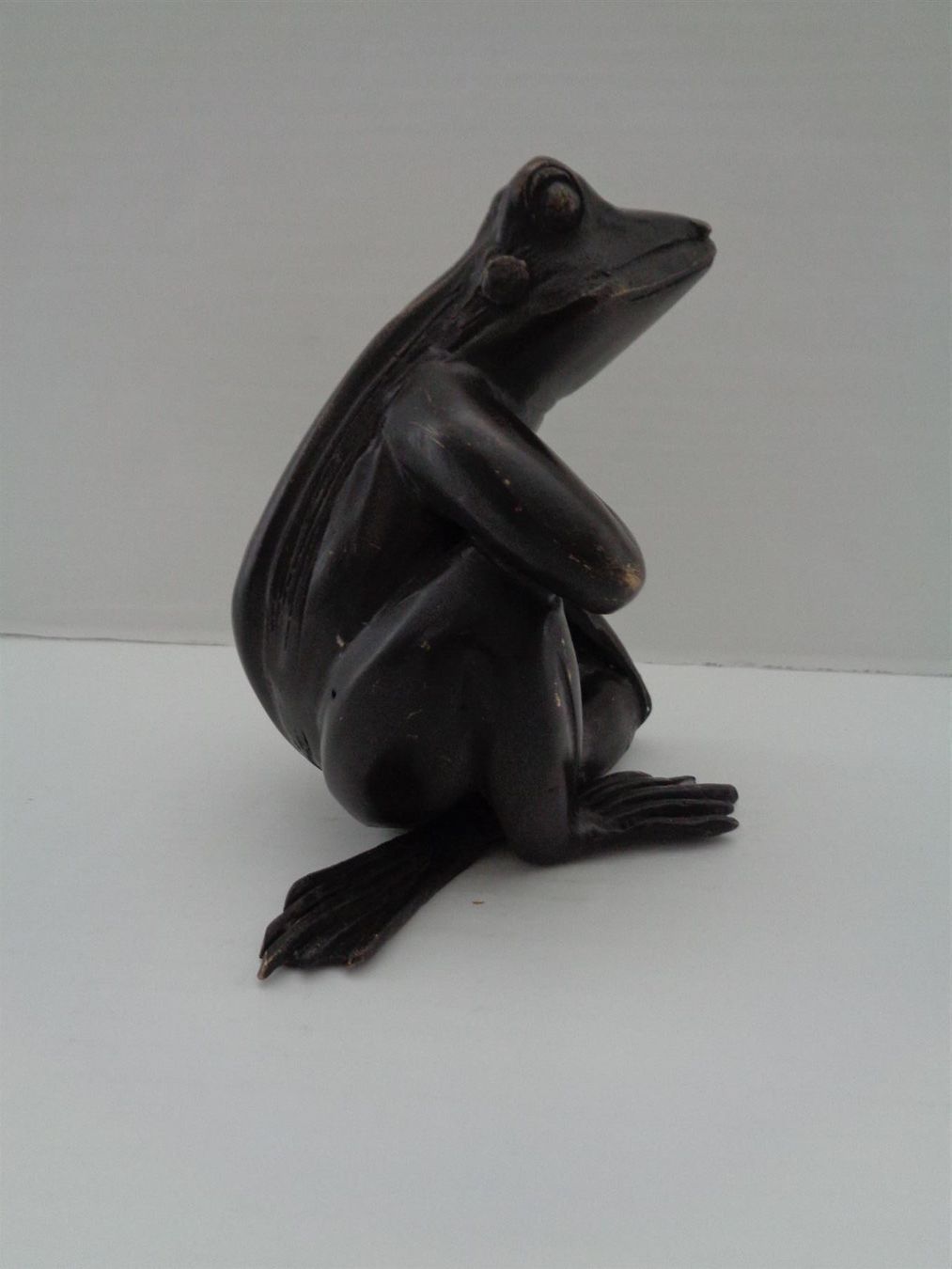 Skulpturen & Statuen: Sitzender Frosch aus Bronze – Gebraucht aus Chur von omonia 3