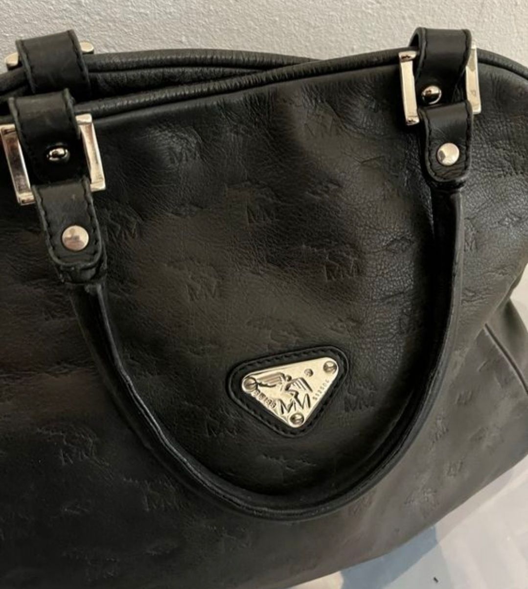 Maison Mollerus Borse da donna: Schwarze MM Ledertasche – Usato da Uster venduto da kgw78 1