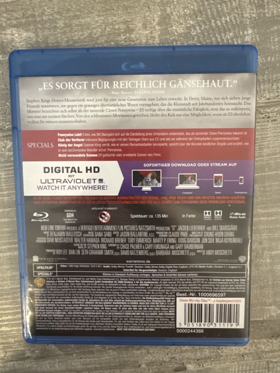 Alle DVDs: Es Blu-ray neuwertig – Gebraucht aus Rickenbach SO von roufi2 1