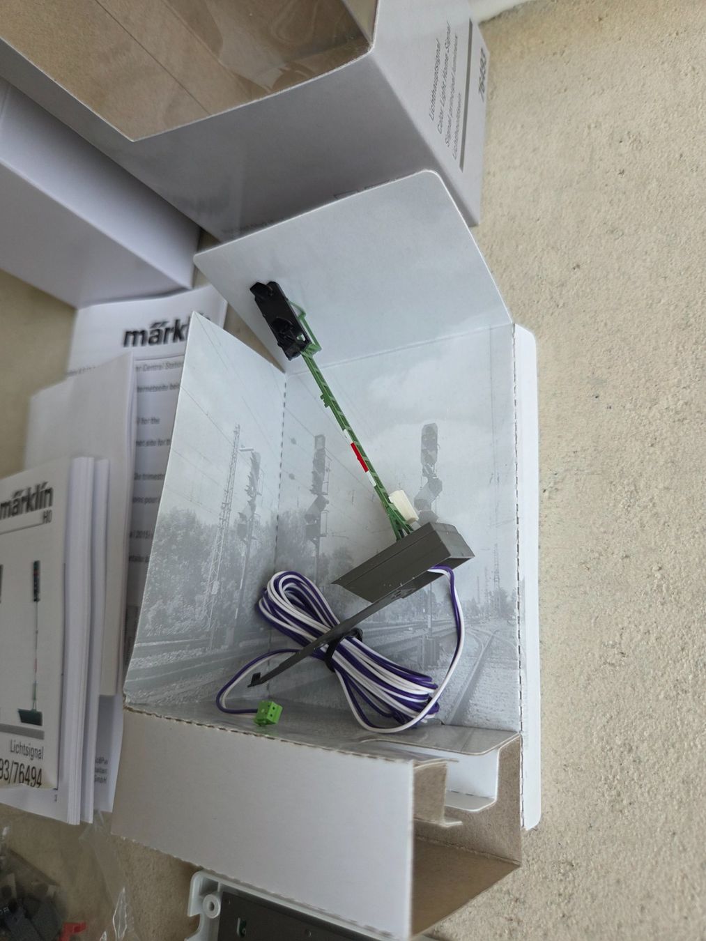 Märklin Modellini di ferrovie: Märklin Lichthauptsignal 76493 – Nuovo e nell'imballaggio originale da Udligenswil venduto da Giordi3 2