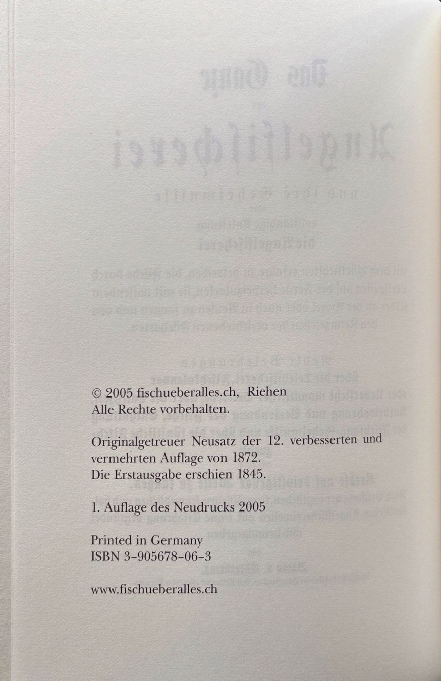 Libri: Das Ganze der Angelfischerei – Nuovo (secondo la descrizione) da Sarnen venduto da Livres 2