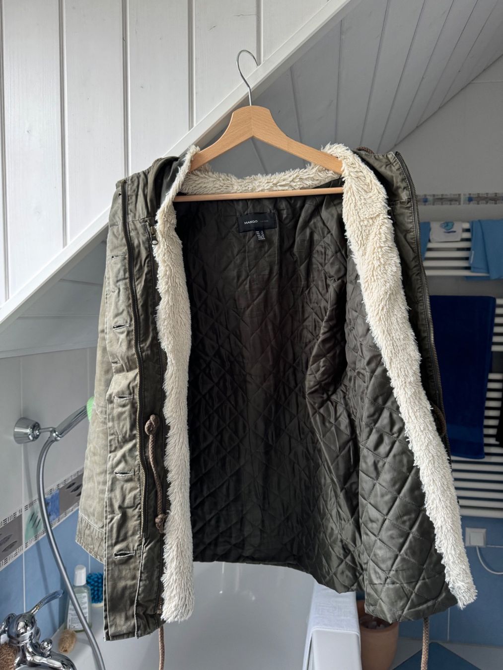 Mango Giacche: Mango Herbst-/ Winterjacke Größe S mit Innenfutter – Usato da Trélex venduto da stripedthrift 4
