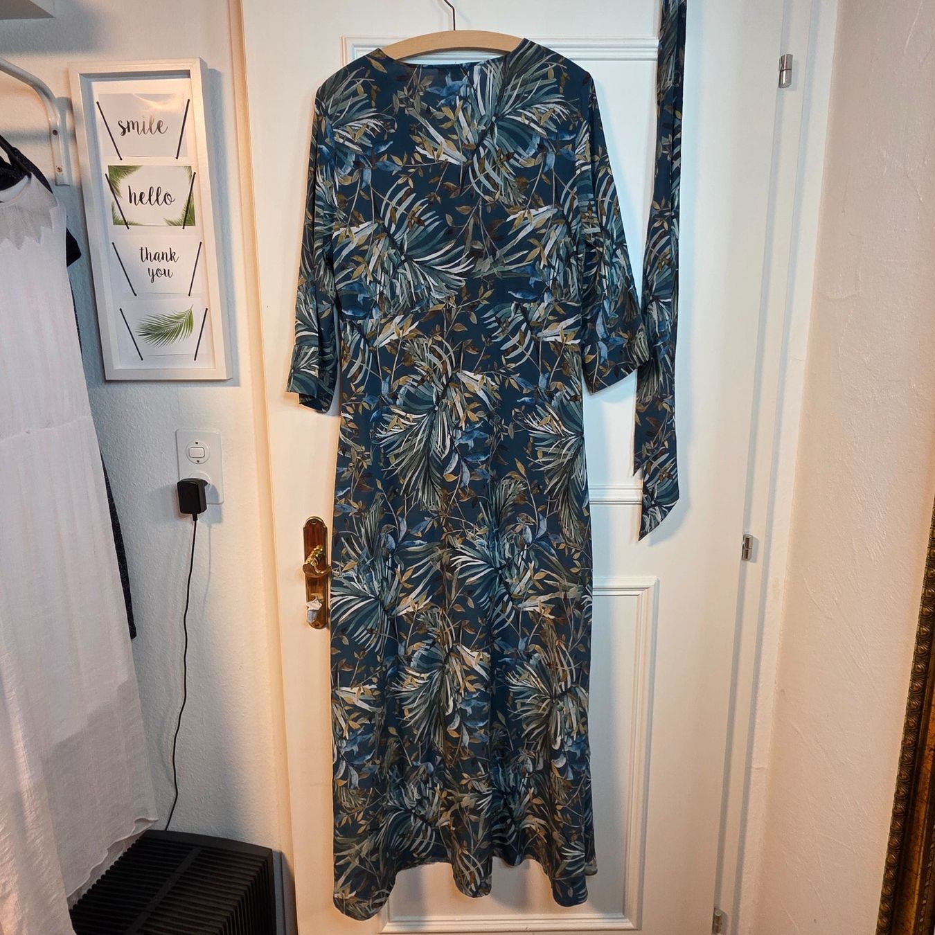 Nile Vestiti: NILE Maxikleid 100% Viskose Petrol Gr. S/M – Usato da Wald ZH venduto da CapLux 8
