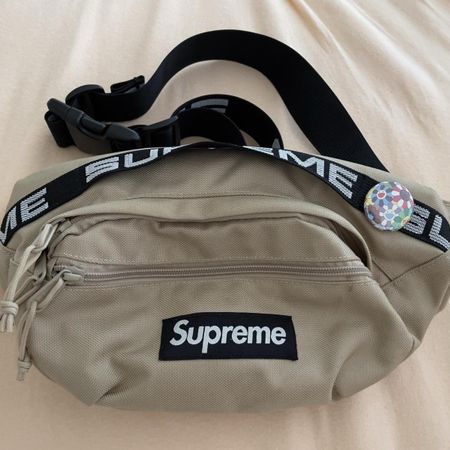 Supreme Waist Bag beige Murakami