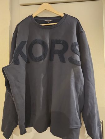 Men's KORS Sweatshirt, Oversized Fit, Navy Blue, XXL