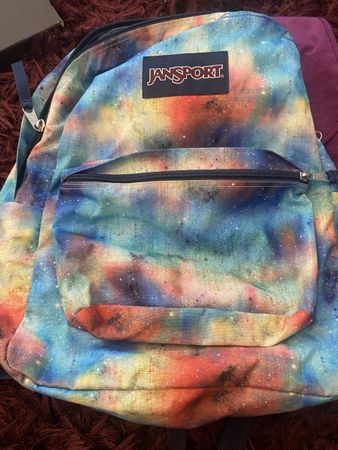 Jansport Backpack Galaxy Print Used, perfect Condition
