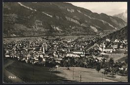 Chur, Gesamtansicht aus der Vogelschau