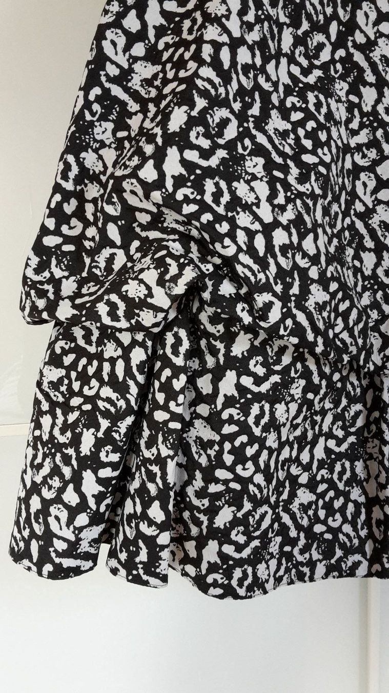 Vestiti: Kleid mit schwarz-weiss Muster - Gr. 36 – Usato da Salvenach venduto da soleil_27 1