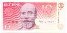 Estland 10 Krooni 1991 P72a