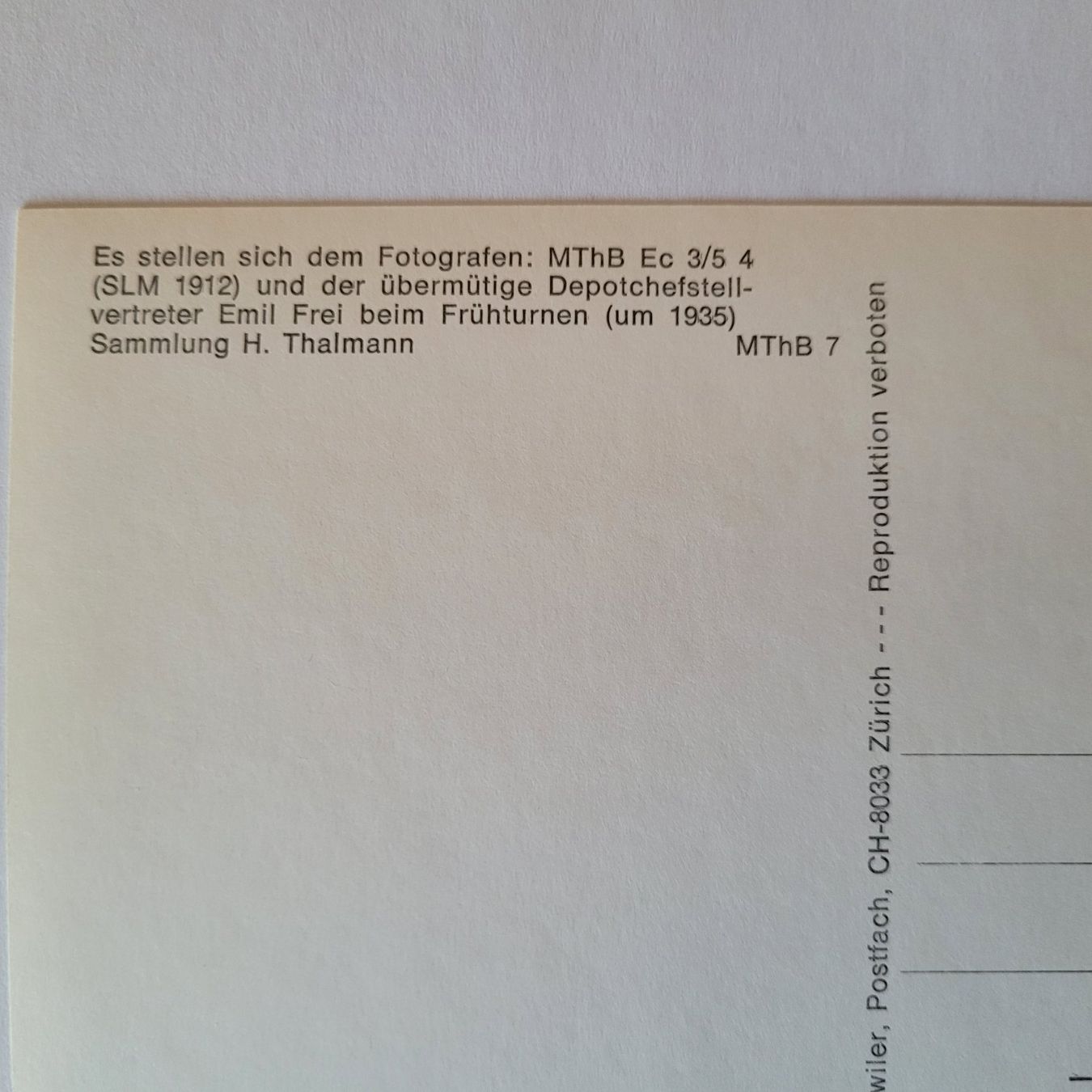 Cartoline postali: 9 AK Mittel-Thurgau-Bahn, MThB Eisenbahn – Usato da Unterstammheim venduto da Dolosprint80 3