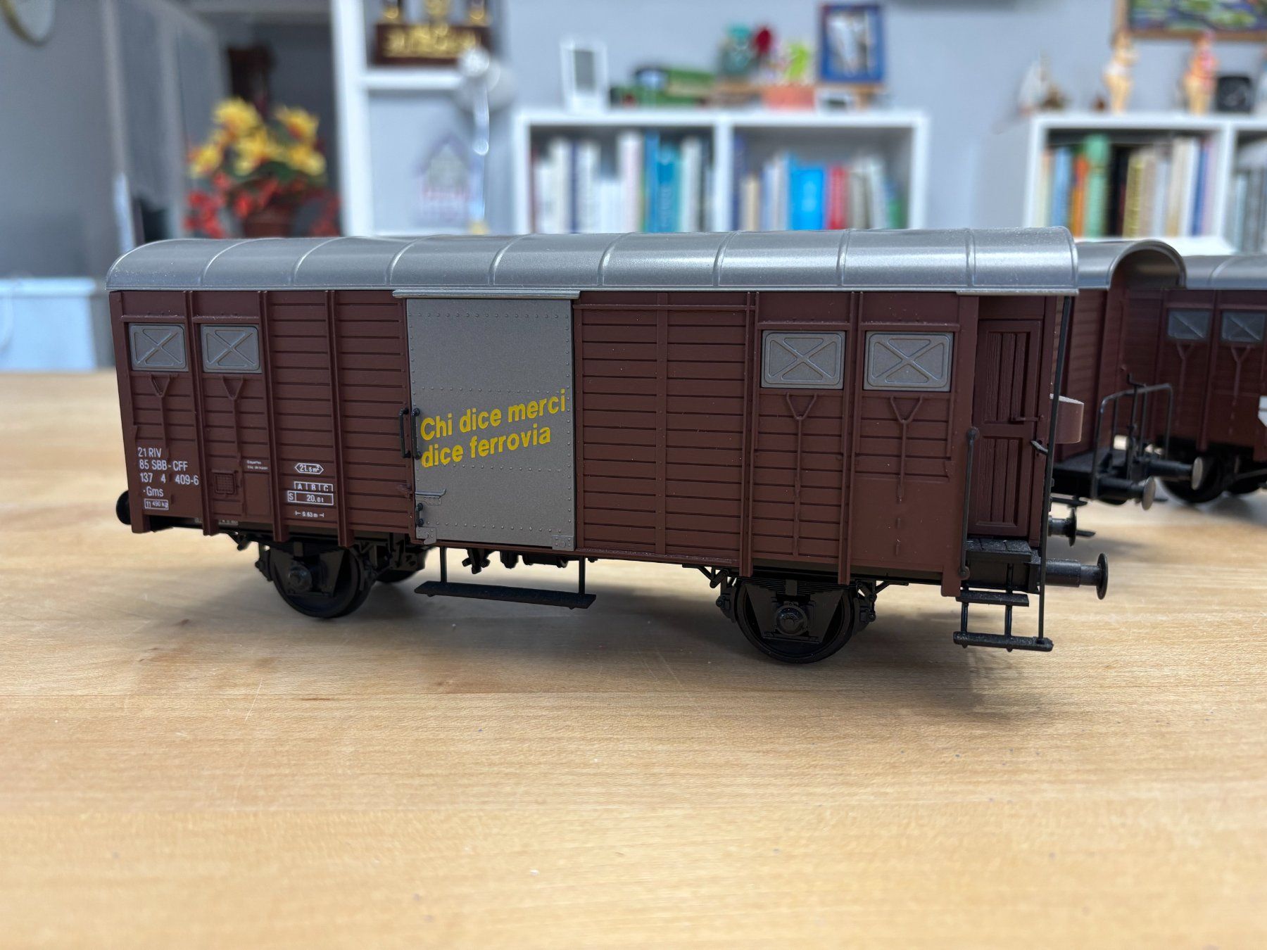 Modellini di ferrovie: Modellbahn Spur 0, Allmo Güterwagen im 3er Pack – Nuovo (secondo la descrizione) da Gränichen venduto da bea_nkz7 5